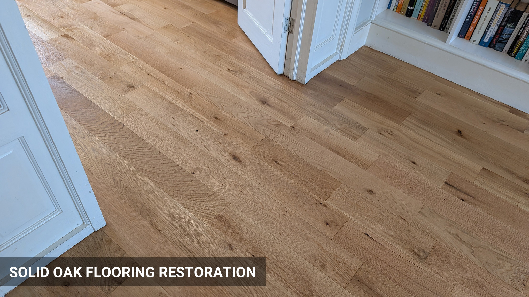 Hardwood Oak Flooring Restoration in Sutton