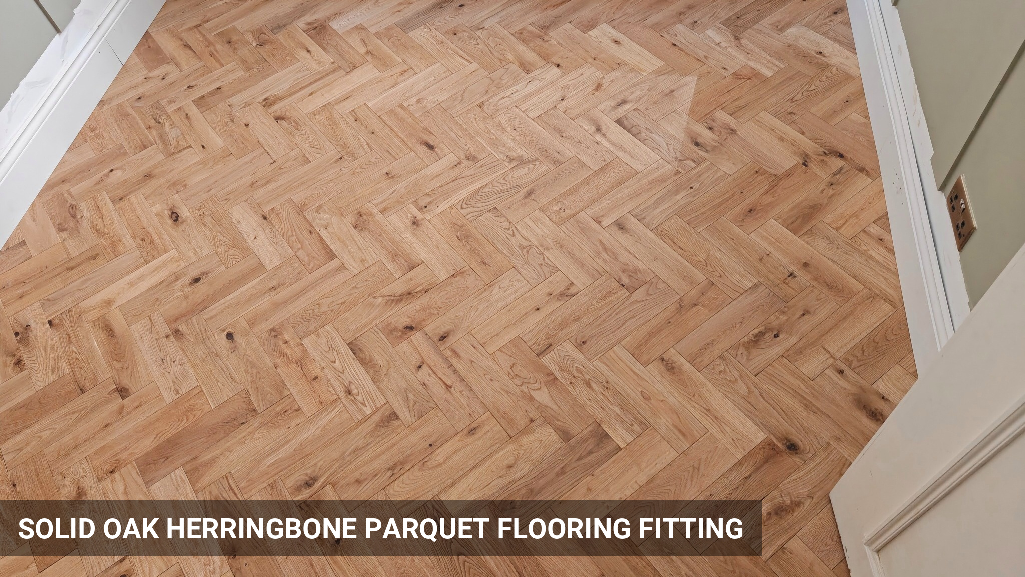 Timbercraft Herringbone Solid Oak Parquet Flooring Installation in Clapham