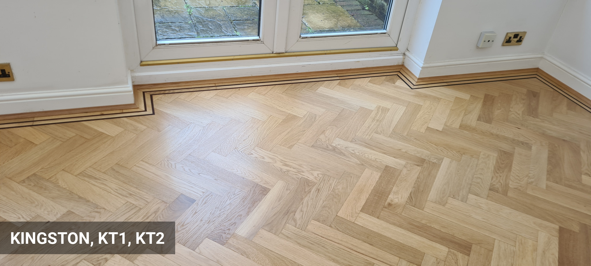 Oak Overlay Parquet Flooring Floor Renovation in Kingston